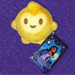 Disney Parks Wish Star Light-Up Glow Magnetic Shoulder Plush Pal Magnet Toy NWT